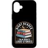 Book Mom Reader Calm Reading Lovers Custodia per iPhone 16 Plus Night Reader Libro Mamma Notti Calma Storie Forti