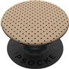 Preposh Tan Nero Piccolo Pois Boho Vintage Estetica Girly PopSockets PopGrip Adesivo