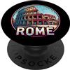 Ancient Italian Monuments And Italia Tri Italia Romano Colosseo E Roma Vacanza PopSockets PopGrip Adesivo