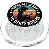 Cute Reading Reader Books Library Teache Lettura ispiratrice Libri Insegnamento Citazione Per Insegnanti Bambini PopSockets PopGrip per MagSafe