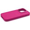 cellularline - Sensation+ per iPhone 15 Pro Max - Custodia Rigida in Silicone con Finitura Morbida Senza Effetto Grip - Bordi, Tasti, Fotocamera e Connettori Protetti - Rosa
