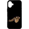 Chocolate Sweet Candy Sugar Chocolate sn Custodia per iPhone 16 Plus Cuori di cioccolato