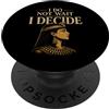 History Loving Woman Ancient Egypt Queen Cleopatra Regina D'Egitto Femminile Potenza Regale Donna PopSockets PopGrip Adesivo