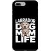 Labrador Retriever Dog Owner Custodia per iPhone 7 Plus/8 Plus Labrador Dog Mom Life Labrador Retriever