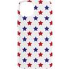 Matching American Merch With Patriotic A Custodia per iPhone 14 Plus Rosso Bianco Blu Bandiera Americana Patriottica Stelle Pattern
