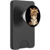 Bookworm Teacher Theme Library Reader Gr Piccolo libro del cavallo del bambino che legge il ritratto grafico degli amanti PopSockets PopWallet per MagSafe