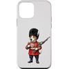 Dogs & Coffee Designs Custodia per iPhone 12 mini Jack-Russel-Terrier - Cane London King's Guard Bandiera Inghilterra