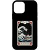 TOKYO WAVES Great Wave Off Kanagawa Desi Custodia per iPhone 12 mini The Great Wave Off Kanagawa By Night Tarocchi Card Retro