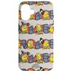 Minions Custodia per iPhone 16 Minions & Monsters Film Crew All Over Print