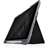 STM Bags Dux Plus DUO - Custodia per Apple iPad 10,2 (2021-2019), colore: Nero/Trasparente [Standard militare I Apple Pencil/Logitech Crayon Scomparto I Idrorepellente I Funzione stand I Wake/Sleep]