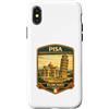 Pisa Italia Pisa trip Pisa fan Pisa Ital Custodia per iPhone X/XS Pisa Italia Pisa viaggio Pisa fan Pisa Italia Pisa vacanza