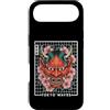 TOKYO WAVES Oni Mask Designs Custodia per iPhone Air Yokai Oni Devil - Maschera da diavolo giapponese con fiori di ciliegio