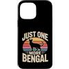 Bengal Cat Lover Cats Custodia per iPhone 13 Pro Max Just One More Bengala Funny Bengala Cat Lover