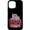Road Hustle Apparel Custodia per iPhone 13 Pro Max Autista floreale Trucker Girl
