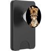 Bookworm Teacher Theme Library Reader Gr Piccolo libro del cavallo del bambino che legge il ritratto grafico degli amanti PopSockets PopWallet per MagSafe