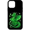 Mystical Medieval Dragon Legends Merchan Custodia per iPhone 12 mini Mistico Drago Verde
