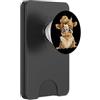 Bookworm Teacher Theme Library Reader Gr Bambino Mucca Libro Aperto Lettura Animale Amante Grafica Vitello Rotondo PopSockets PopWallet per MagSafe