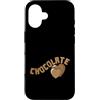 Chocolate Sweet Candy Sugar Chocolate sn Custodia per iPhone 16 Cuori di cioccolato