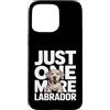 Labrador Dog Owner Lover Custodia per iPhone 15 Pro Max Just One More Labrador Dog Lover Citazione