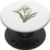 Flora Art Studio Elegante Iris Fiore Botanico Line Art Disegno PopSockets PopGrip Adesivo