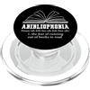 Abibliophobia Definition Books Lovers Bo Abliophobia Definition Reading Bookworm Reader PopSockets PopGrip per MagSafe