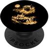 Funny Pug Lover Gifts Accessories & Stuf Pug Ululando Alla Luna PopSockets PopGrip Adesivo