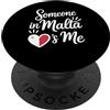 Malta Relazione A Lunga Distanza Amore Qualcuno A Malta Mi Ama Amore A Distanza PopSockets PopGrip Adesivo