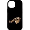 Chocolate Sweet Candy Sugar Chocolate sn Custodia per iPhone 15 Cuori di cioccolato