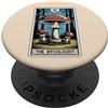 Funny Mushroom Tarot Designs For Men & W The Mycologist Tarot Card Cottagecore Foraging Fungo PopSockets PopGrip Adesivo