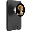 Teacher Student Reader Library Bookworm Baby Lizard Piccolo Libro Lettura Rettile Ritratto Grafico PopSockets PopWallet per MagSafe