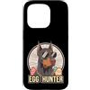 Doberman Puppy Lover PS Custodia per iPhone 15 Pro Easter Bunny Doberman Egg Hunter Dog Lover