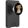 Bookworm Teacher Theme Library Reader Gr Bambino Mucca Libro Aperto Lettura Animale Amante Grafica Vitello Rotondo PopSockets PopWallet per MagSafe
