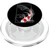 KoiFishAxis Koi Pesce Geometria Fibonacci Spirale Giapponese PopSockets PopGrip per MagSafe