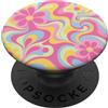 generic Fantastico motivo floreale a spirale pastello PopSockets PopGrip Adesivo