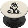 Leonberger Lover Gifts Divertente cane Leonberger con occhiali da sole PopSockets PopGrip Adesivo