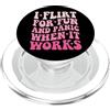 Flirtare Appuntamenti Ansioso Panico Tim I Flirt For Fun And Panic When It Works PopSockets PopGrip per MagSafe