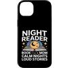 Book Mom Reader Calm Reading Lovers Custodia per iPhone 14 Plus Night Reader Libro Mamma Notti Calma Storie Forti