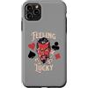 Vintage 1950s Pinup Rockabilly Dress Clo Custodia per iPhone 11 Pro Max Rockabilly Feeling Lucky Devil Dadi 50s Retro Vintage Casino