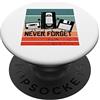 Nostalgia retrò VHS cassetta floppy disk Nostalgia retrò cassetta VHS floppy disk umorismo PopSockets PopGrip Adesivo