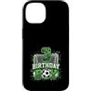 Kids Football Soccer Birthday Boy Appare Custodia per iPhone 14 Rete da calcio per 3° compleanno, 3 anni, tema calcio