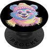 Space Lover Kawaii Whimsical Portrait Gr Carino Alien Girl Fantasy Personaggio Ritratto Grafico Blu PopSockets PopGrip Adesivo