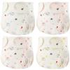 MAIHAO Pannolini per Bambole Riutilizzabili Regolabili in Velcro 4 pezzi Biancheria intima per bambole accessori per 17-24 pollici Bambole Reborn, Pannolini con motivo a orsetto