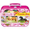 Schmidt Horses 4 Jigsaws in a Tin