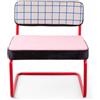Seletti Superlounge Chair Blue Grid Seletti