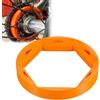 BIUGERCN Protezione Catena Moto per KTM EXC SX SX-F XC XC-F Husqvarna HQV TC Te FC Fe 150-500CC Enduro Motocross Dirt Pit Bike Accessori Universale Arancione