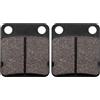 Yerbay Pastiglie freni per DAELIM SL125 Otello Fi/SQ125 S2 Freewing 2007-2009 / 50cc 70cc 90cc 110cc 125cc 150cc 200cc 250cc Biciclette Pit Bike Scooter ATV Quad Go Kart Nero