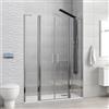 Karag Porta Doccia Saloon H200 6mm Trasparente Anticalcare - Panex 700