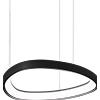 Ideal Lux GEMINI SOSPENSIONE LED 36 W On-Off 4000 lm 2700 K NERA 42,5CM