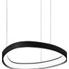 Ideal Lux GEMINI SOSPENSIONE LED 36 W On-Off 4350 lm 4000 K NERA 42,5CM