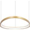Ideal Lux GEMINI SOSPENSIONE LED 47 W On-Off 4950 lm 2700K OTTONE 61CM